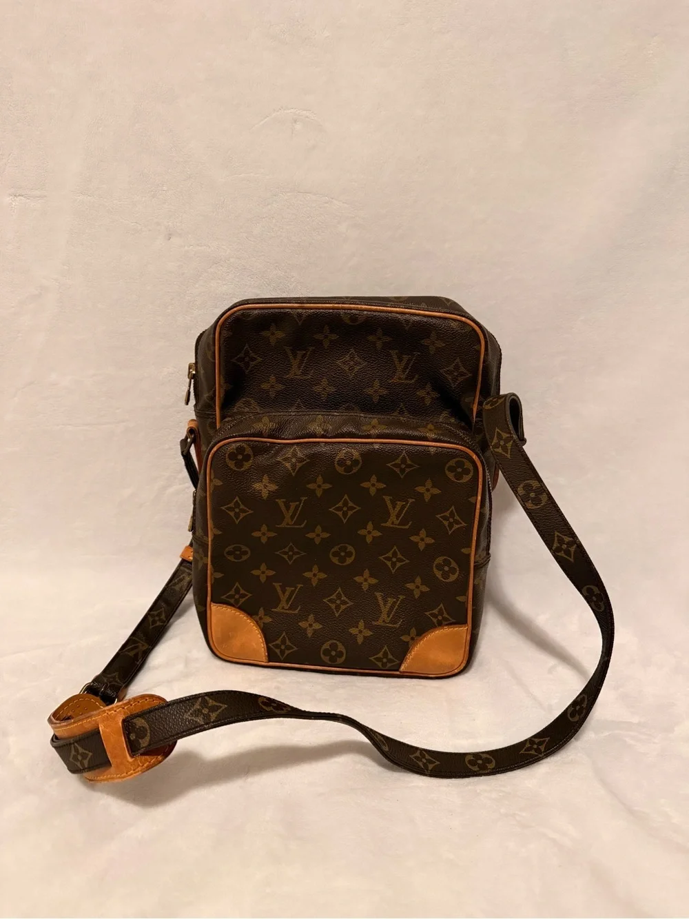 Louis Vuitton Amazone Shoulder Bag GM Brown Canvas 881 TH
